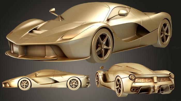 Автомобили и транспорт (ЛаФеррари, CARS_2155) 3D модель для ЧПУ станка